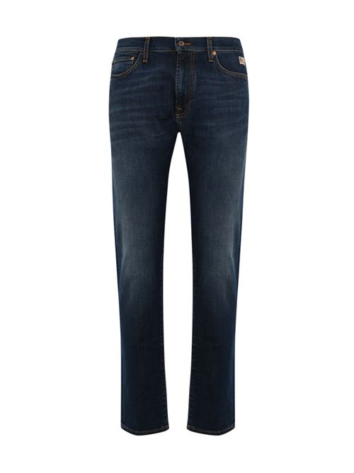 Pantalone Cult Weared Dark in denim blu scuro Roy Roger's | RRU025D0212529C0999